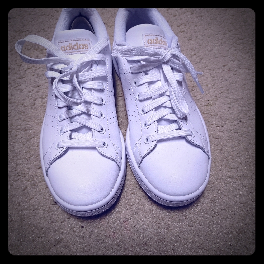 Adidas White Leather sneakers